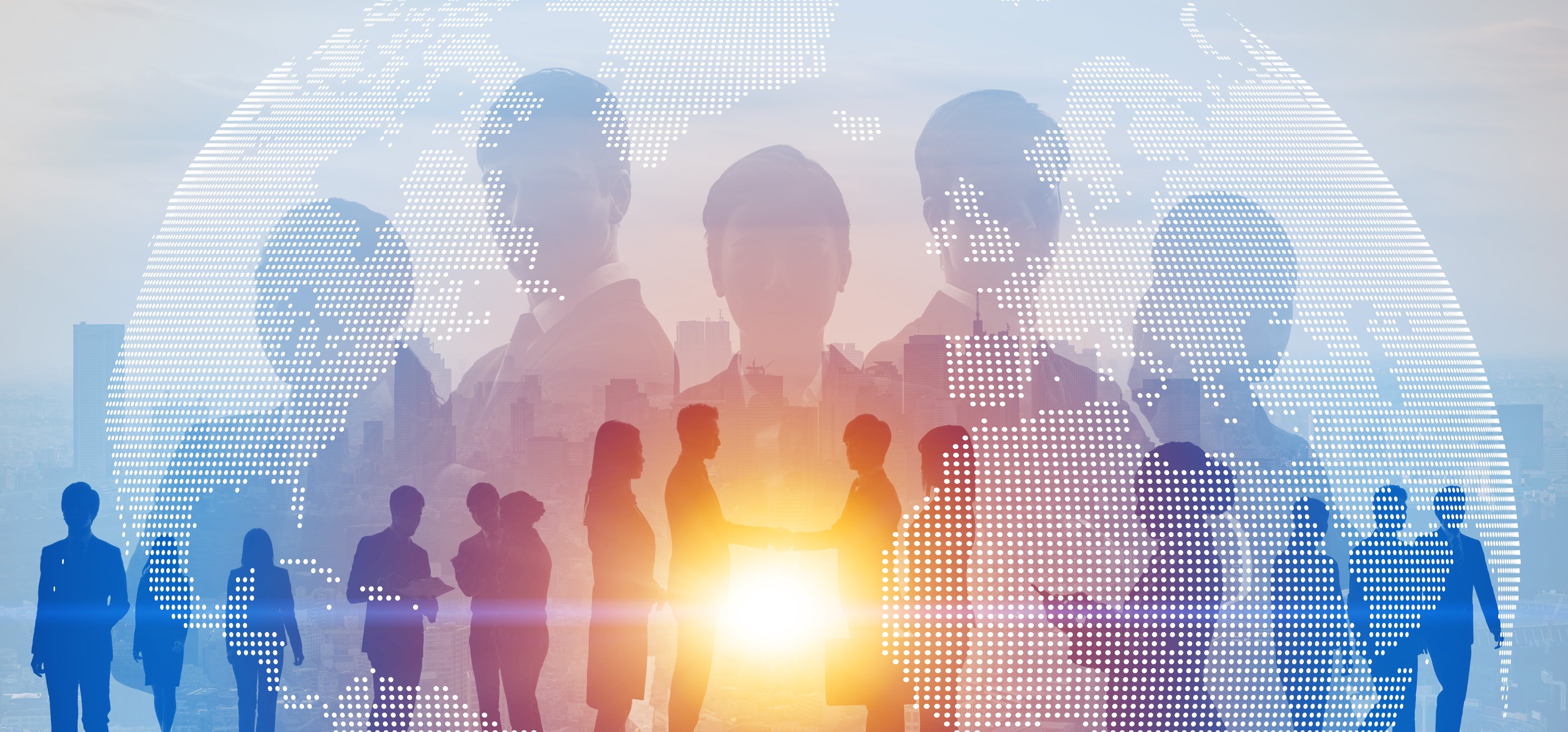 Global business concept. Network of business. Diversity.